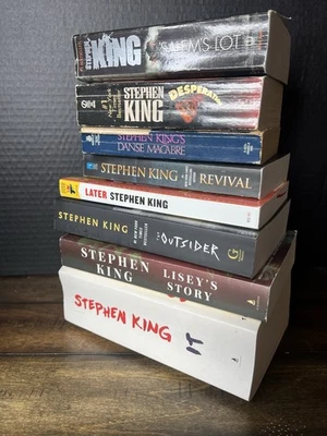 Stephen King Lot 8 Books It Salems Lot Revival Outsider See Photos Paperback Foto 1 de 4