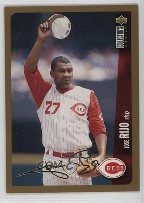 1996 Upper Deck Collector's Choice Gold Foil Signature Jose Rijo #113 - Image 1 of 2