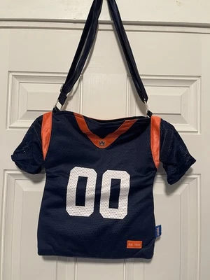 Auburn Tigers Jersey Purse Football Basketball Messenger Handbag 16”x14” Bag - Image 1 of 4