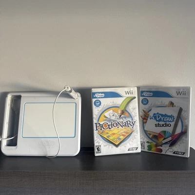 Nintendo Wii Drawing Tablet With U-draw Studio & Pictionary Games Tested - Image 1 of 4