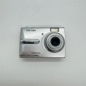 Olympus FE-130 5.1 MP Digital Camera Compact Point & Shoot Y2K Tested Working - Picture 1 of 10
