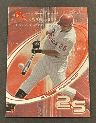 Fleer E-X #27 2004 Jim Thome Essential Credentials Future 15/38 SSP Phillies Foto 1 de 4