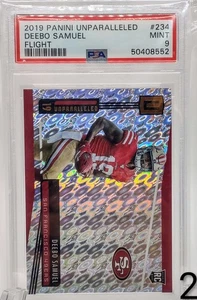 2019 Panini Unparalleled #234 Deebo Samuel Rookie Flight PSA 9 49ers Football - Bild 1 von 3