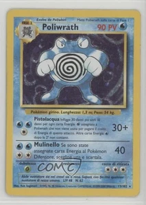 Poliwrath Holo Italian Pokemon Base Set #13 1999 15fy - Picture 1 of 3