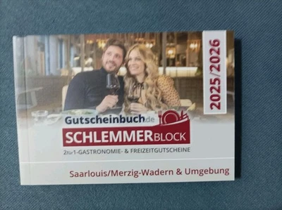 Schlemmerblock Gutscheinbuch Saarlouis/Merzig-Wadern und Umgebung 2025/2026 - Bild 1 von 2