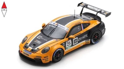 1/43 SPARK PORSCHE 911 992 GT3 CUP N 25 PORSCHE CARRERA CUP ITALY CHAMPION 2023 - Immagine 1 di 3