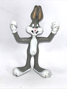 Vintage 1991 Warner Bros. Looney Tunes Bugs Bunny 3 1/2” PVC Figure Collectable - Picture 1 of 2