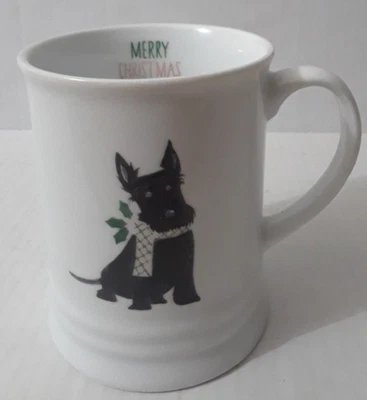 Fringe Studio Merry Christmas Scottie Scottish Terrier Dog Coffee Tea Mug Cup - Image 1 of 4