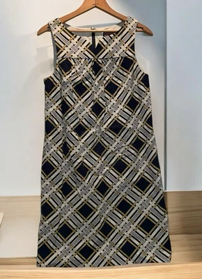 Vineyard Vines 2 Nautical Print Preppy Sleeveless Shift Dress - Image 1 of 4