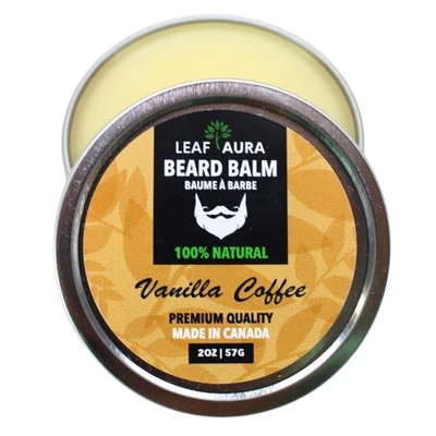 Bálsamo Barba Café Vainilla - Calidad Premium 100% Natural y Hecho en Canadá57G Foto 1 de 4