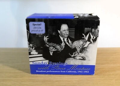 Sunday Evenings With Pierre Monteux 1941-52 California Broadcasts 10 CD Box Set — 第 1/4 张图片