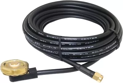 Hole Antenna Mount NMO RG58/U With SMA Connector For Mobile Base Radio 1252SMA - Image 1 of 2