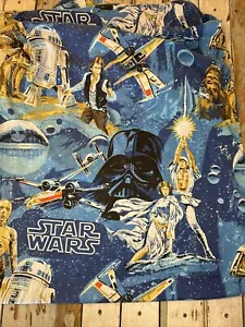 VTG 70s/ 80s STAR WARS TWIN BED - FITTED SHEET -  ONLY - BIBB CO Made In USA - Picture 1 of 12