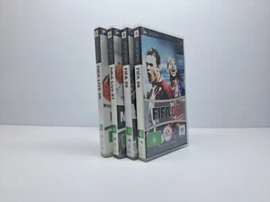 EA Sports Sony Playstation Portable PSP 4 Game Bundle & Manuals Region Free - Picture 1 of 14