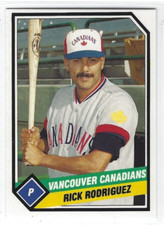 1989 TCMA Vancouver Canadians (Class AAA-Chicago White Sox) Rick Rodriguez
