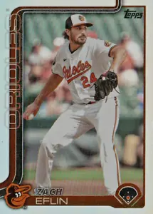 Zach Eflin 2025 Topps Series 1 #188 (Silver) Baltimore Orioles MLB FREE SHIPPING - Picture 1 of 2