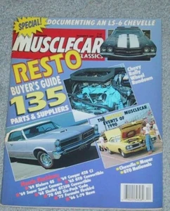MUSCLECAR CLASSICS 1990 DEC - LS-6, SIX-PACK, XR7 - Bild 1 von 1