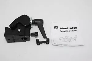 Manfrotto 035 Super Clamp Black Replaces 2915 Double Ball Joint Head NEW Look!! - Picture 1 of 7