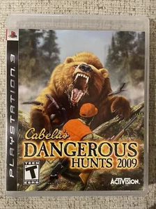 Cabela's Dangerous Hunts 2009 (PlayStation 3, 2008) en caja original con manual - COMO NUEVO - Imagen 1 de 3