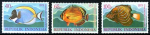 Indonesia stamps Scott 859-61 Fish MNH - Picture 1 of 1