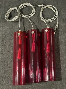 Lot Of 3 Pieces Tech Lighting 12V Freejack With Venice Glass MADE IN ITALY - Picture 1 of 9