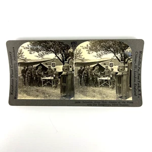 Antique WWI Photos Keystone View Co 19208 Salvation Army Hut Always at the Front - Picture 1 of 5