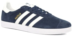 Adidas Gazelle Originals Mens Shoes Trainers Size 7 - 12 Navy / White BB5478 - Picture 1 of 19