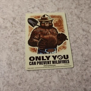 3.5" x 5" SMOKEY BEAR - ONLY YOU CAN PREVENT FOREST FIRES Refrigerator Magnet - Picture 1 of 4
