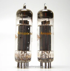 2 tubos de vacío Amperex / EL86 6CW5 / Hecho en Holanda -- KT1 - Imagen 1 de 2
