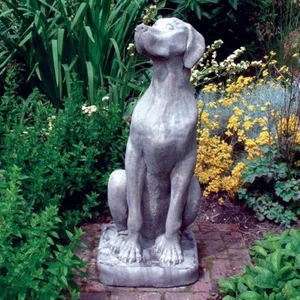 Great Dane Female Dog Stone Garden Statue - Picture 1 of 4
