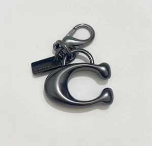 Coach Gun Silver Mini Signature C Bag Charm / FOB - Picture 1 of 2