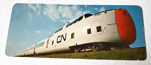 Vintage Postcard CN Railway Train Turbo P 200 Long Card 3 x 7 Canadian National - Picture 1 of 3