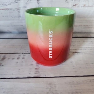 Starbucks 2020 Pearl Ombre Red Pink Green 8 oz Keramik Tumbler - Bild 1 von 3