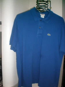 CAMISA POLO LACOSTE HOMBRE AZUL CORTE CLÁSICO TALLA 6 MUY BONITA - Imagen 1 de 4