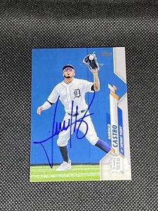 Harold Castro Detroit Tigers Signed Auto 2020 Topps Card #543 ~ COA - Picture 1 of 3