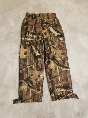 Pantalón bloqueador de lluvia Whitewater camuflado juvenil pequeño Foto 1 de 4
