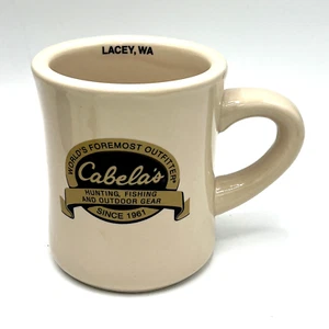 Cabela’s World’s Foremost Outfitters Heavy Coffee Mug Lacey WA Jagd Angeln - Bild 1 von 6