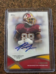 Tarjeta autografiada Topps Prolific Playmakers 2012 Pierre Garcon automática rara - Imagen 1 de 24