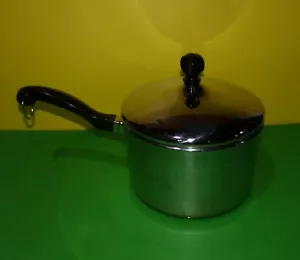 Farberware Aluminum Clad Stainless 2 QT Saucepan Pot With Lid - Picture 1 of 3