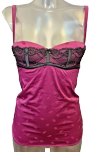 Cotton Club Designer Gr.70B UK 32B BH-Hemd Top Faux Seide Camiisole Edel €169 - Bild 1 von 5