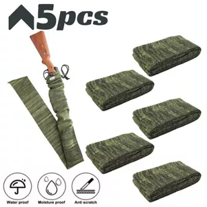 Calcetín para pistola tratada de silicona 140 cm rifle escopeta tiro pistola de aire bolsa cubierta 5 piezas - Imagen 1 de 24