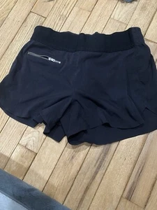 Athleta Women’s Black Trekkie North Shorts 4” Size 2 Stretch Hiking Pocket - Picture 1 of 3