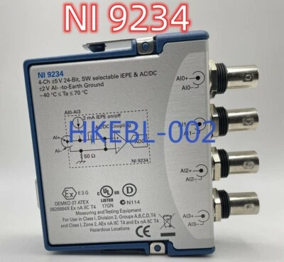 Módulo de entrada de sonido y vibración National Instruments NI 9234 cDAQ IEPE - Imagen 1 de 4