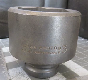 PROTO USA 10048 Presa a percussione 3" 6 punti 1" DRIVE ossido nero 6 punti - Foto 1 di 7