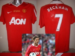 Manchester United M 40" Beckham Neville Testimonial Shirt Trikot Fußball Fußball - Bild 1 von 4