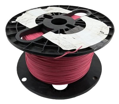 2500ft JUDD Wire 3266-20/19-2 20AWG Stranded Hook-Up Wire Red XPLE 300V 125C NEW - Image 1 of 4