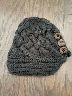 JCrew Gorro Ganchillo Tobogán Invierno Sombrero Mezcla Lana Foto 1 de 4