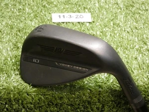 Titleist Vokey SM10 Jet Black 50* 08* Gap Wedge F Grind Dynamic Gold Steel Mint - Picture 1 of 5