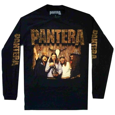 Authentic PANTERA Bong Group Black Long Sleeve T-Shirt S NEW - Image 1 of 2