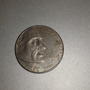 2005-D Speared Bison Jefferson Nickel Error Coin DDO D Over D - Picture 1 of 2